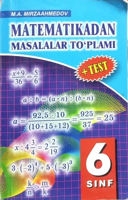 MATEMATIKADAN MASALALAR VA TESTLAR TO'PLAMI