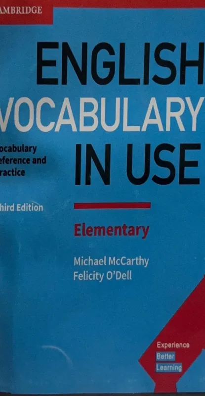 ENGLISH VOCABULARY IN USE